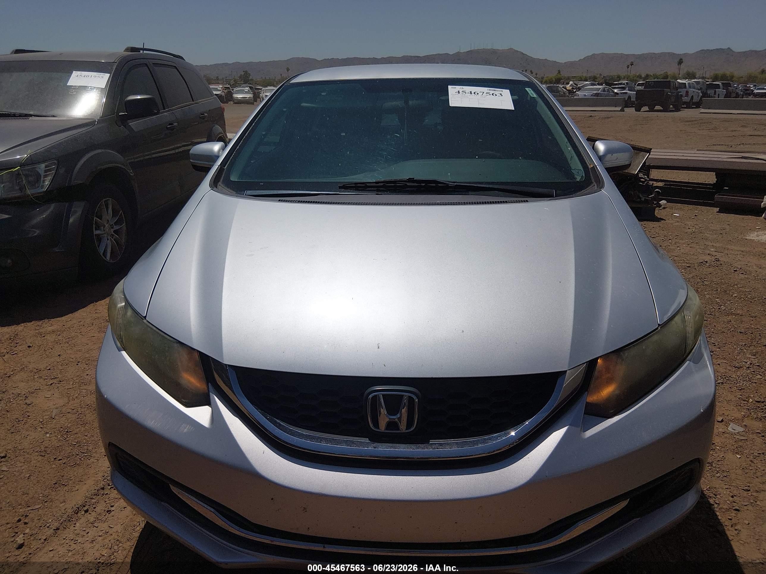 2015 Honda Civic Lx Silver vin: 2HGFB2F57FH523380