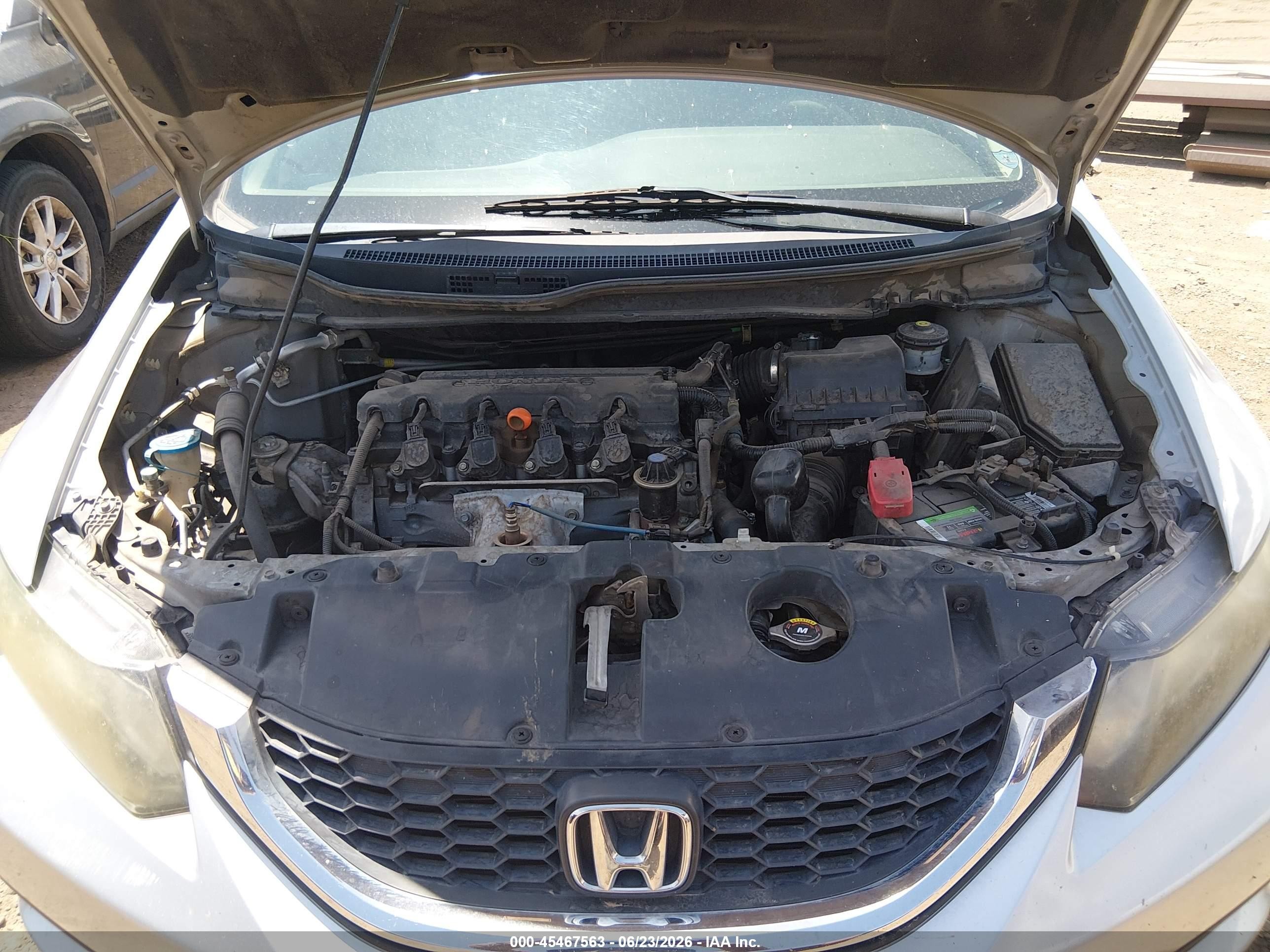 2015 Honda Civic Lx Silver vin: 2HGFB2F57FH523380