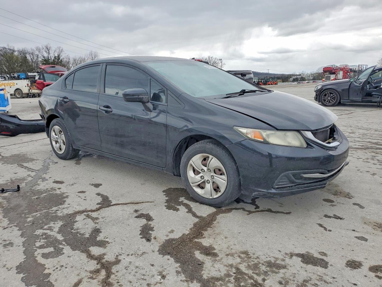 2015 Honda Civic Lx Черный vin: 2HGFB2F57FH524996