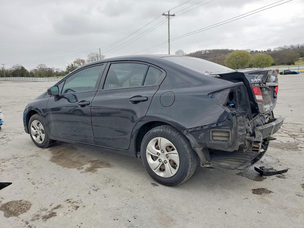 2015 Honda Civic Lx Черный vin: 2HGFB2F57FH524996