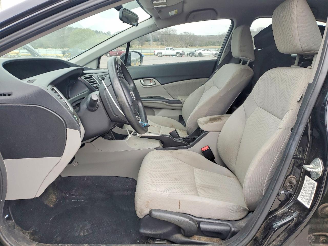 2015 Honda Civic Lx Черный vin: 2HGFB2F57FH524996