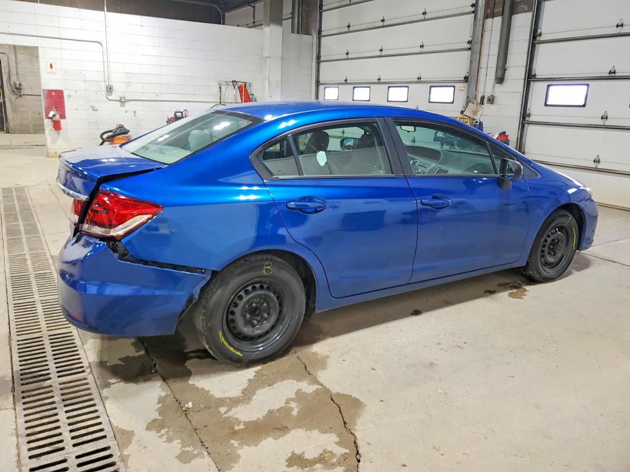 2015 Honda Civic Lx Blue vin: 2HGFB2F57FH540485