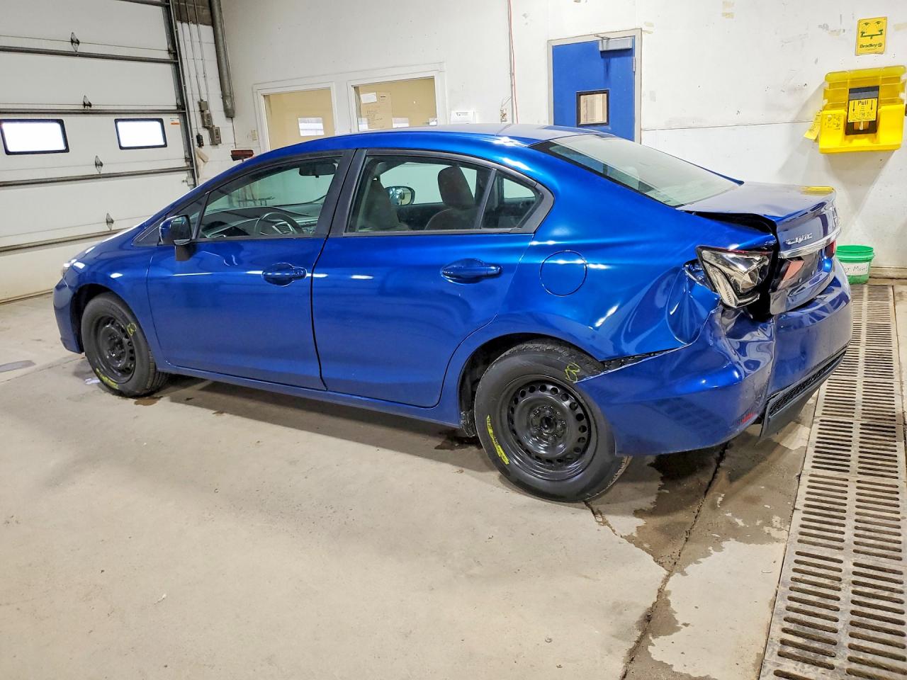 2015 Honda Civic Lx Blue vin: 2HGFB2F57FH540485