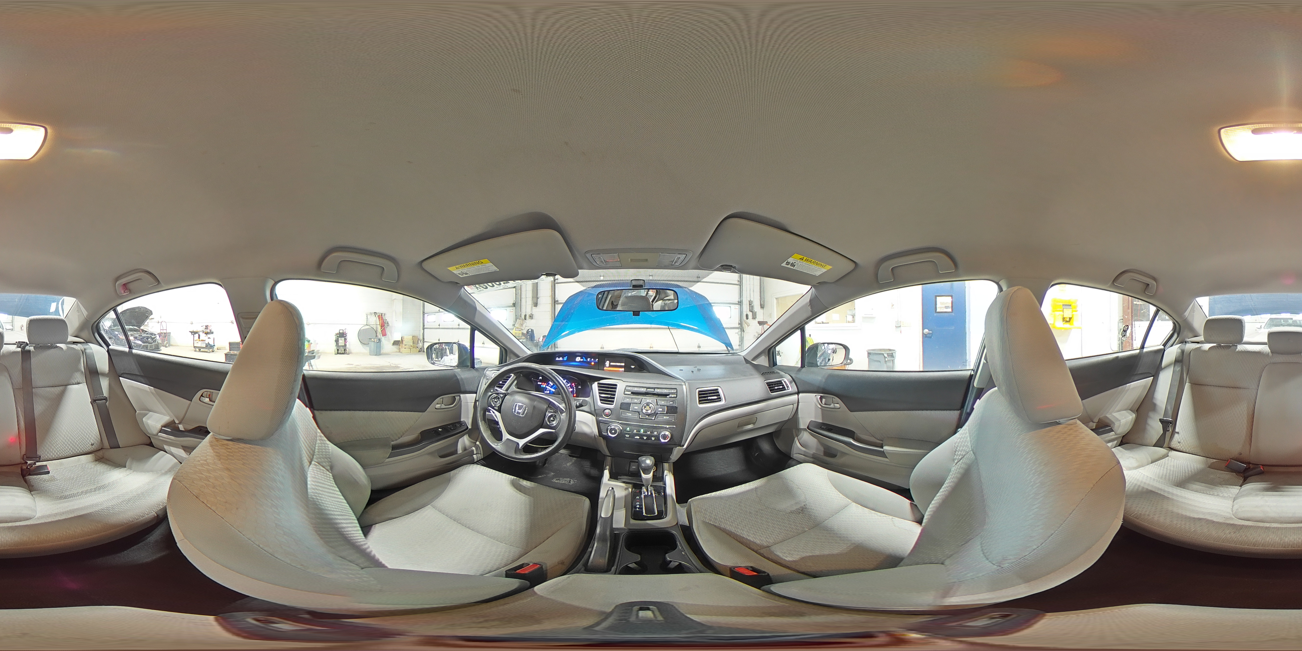 2015 Honda Civic Lx Blue vin: 2HGFB2F57FH540485