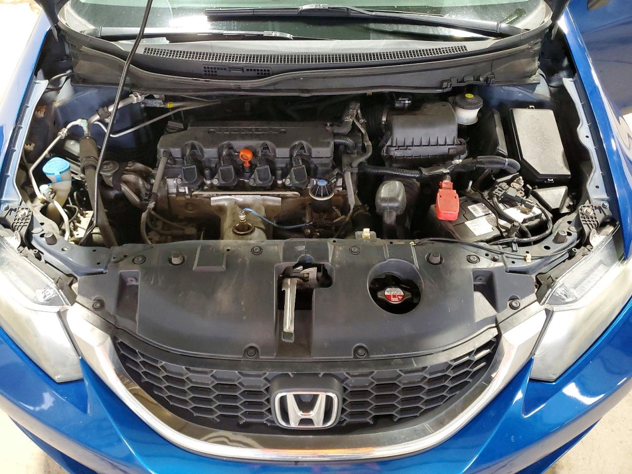 2015 Honda Civic Lx Blue vin: 2HGFB2F57FH540485