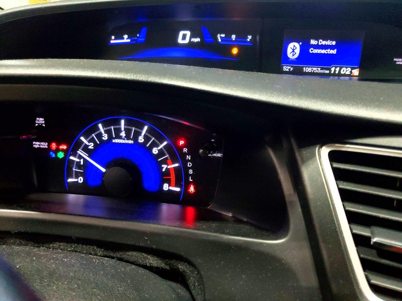 2015 Honda Civic Lx Blue vin: 2HGFB2F57FH540485