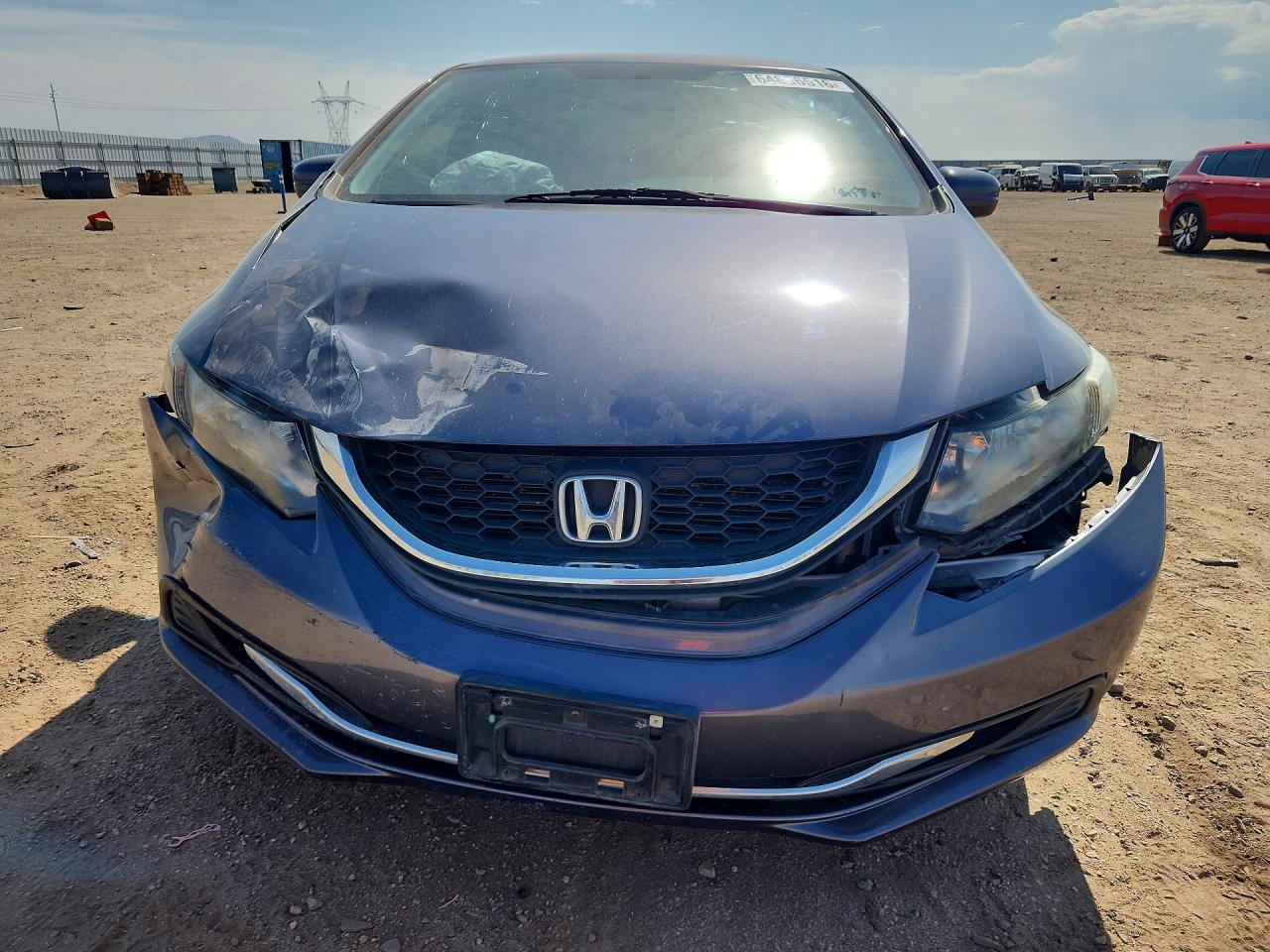 2015 Honda Civic Lx Gray vin: 2HGFB2F57FH544116