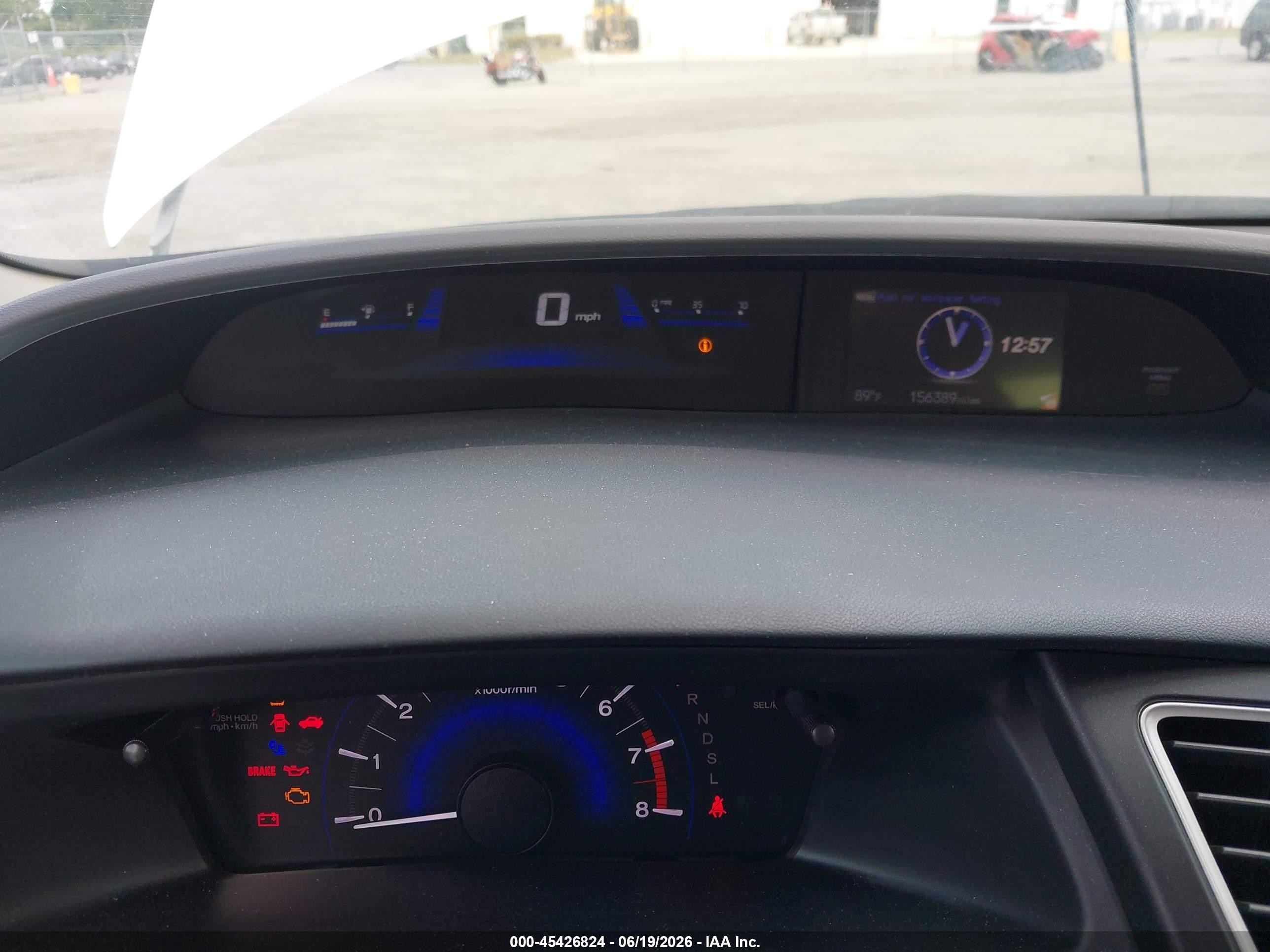 2015 Honda Civic Lx White vin: 2HGFB2F57FH546030