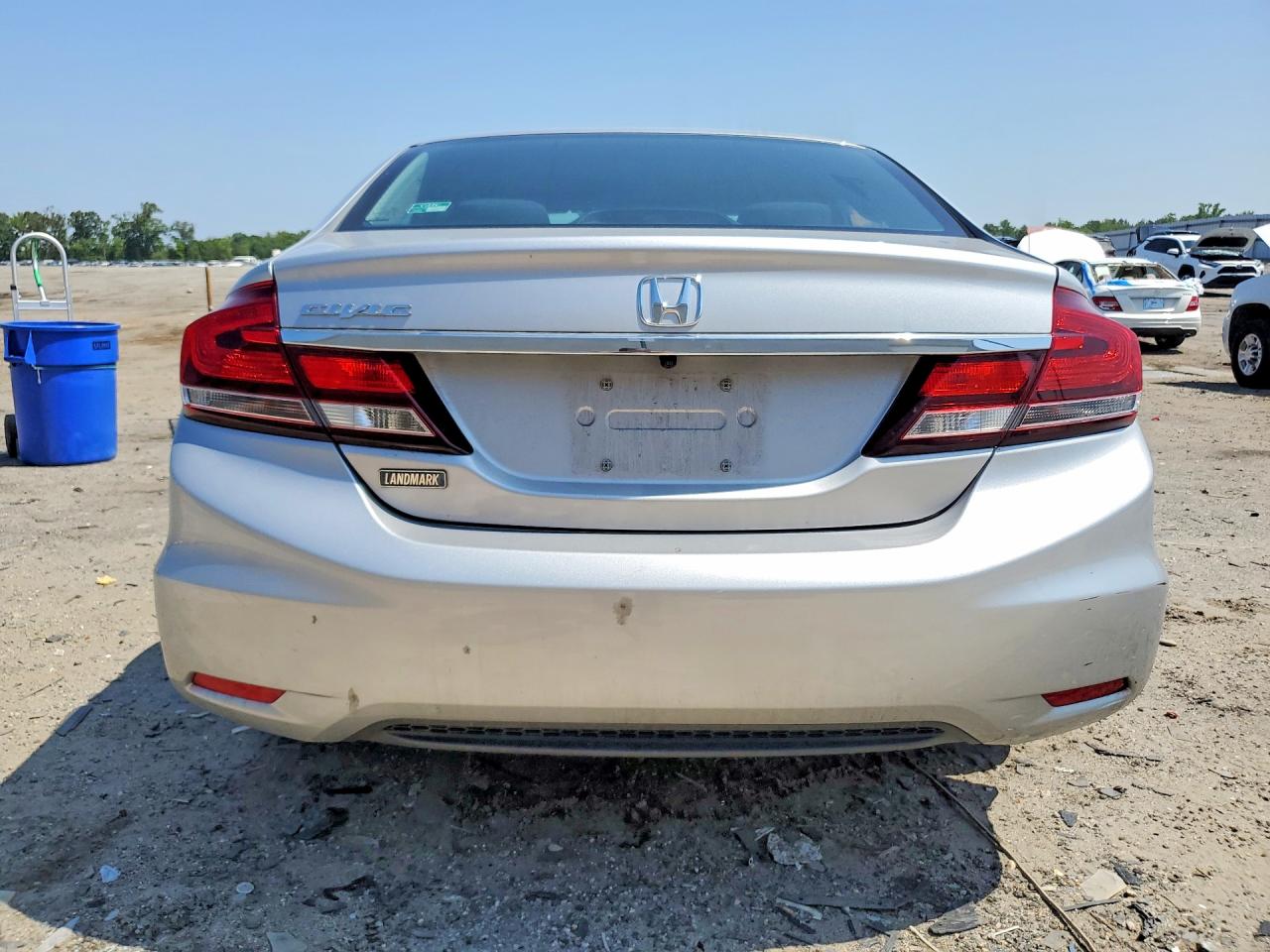 2015 Honda Civic Lx Silver vin: 2HGFB2F57FH546559
