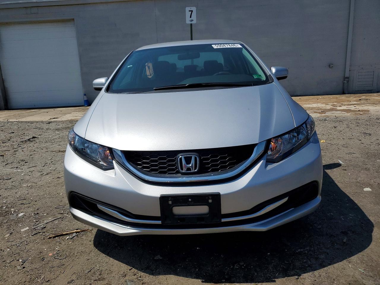 2015 Honda Civic Lx Silver vin: 2HGFB2F57FH546559