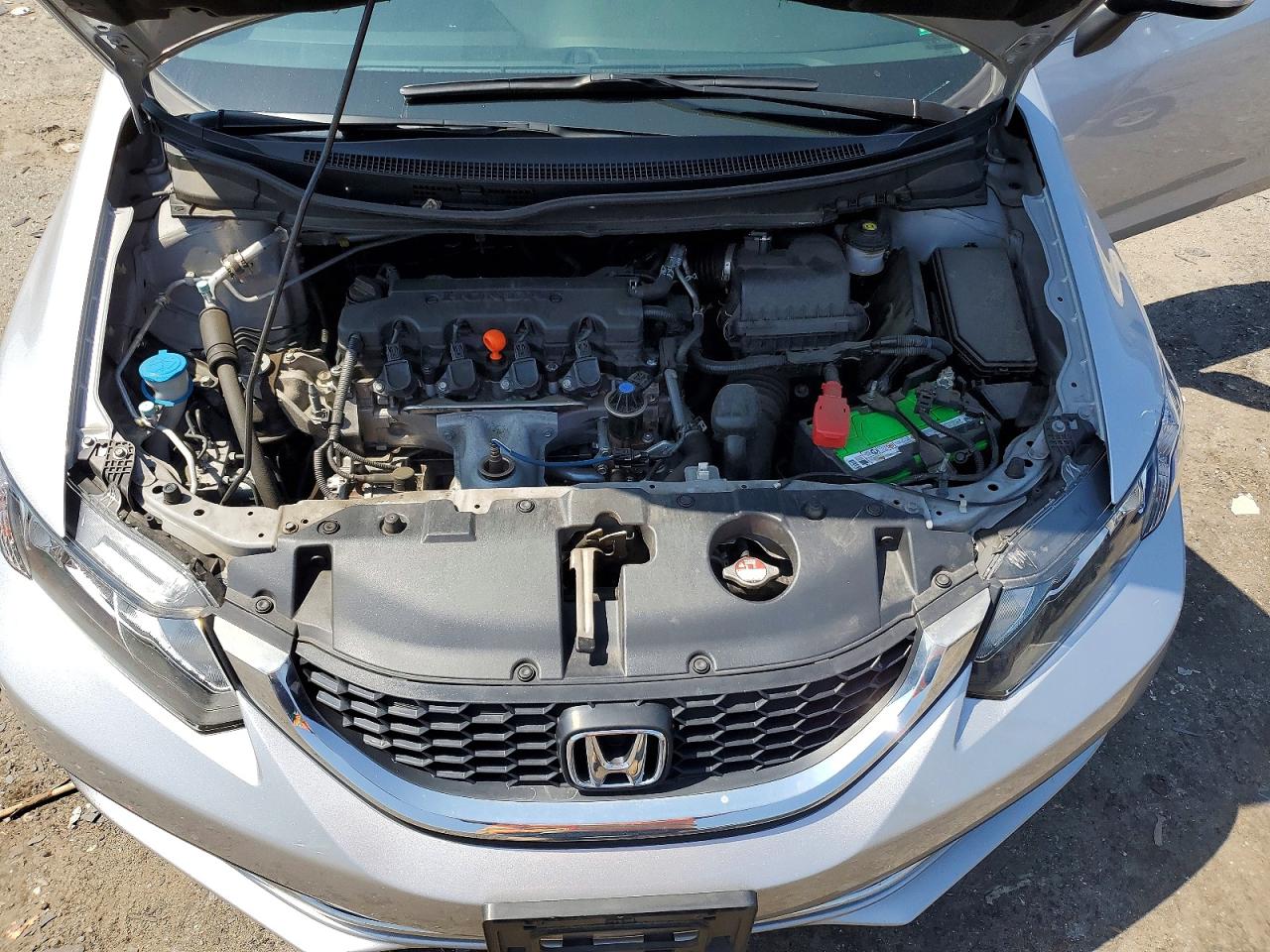 2015 Honda Civic Lx Silver vin: 2HGFB2F57FH546559