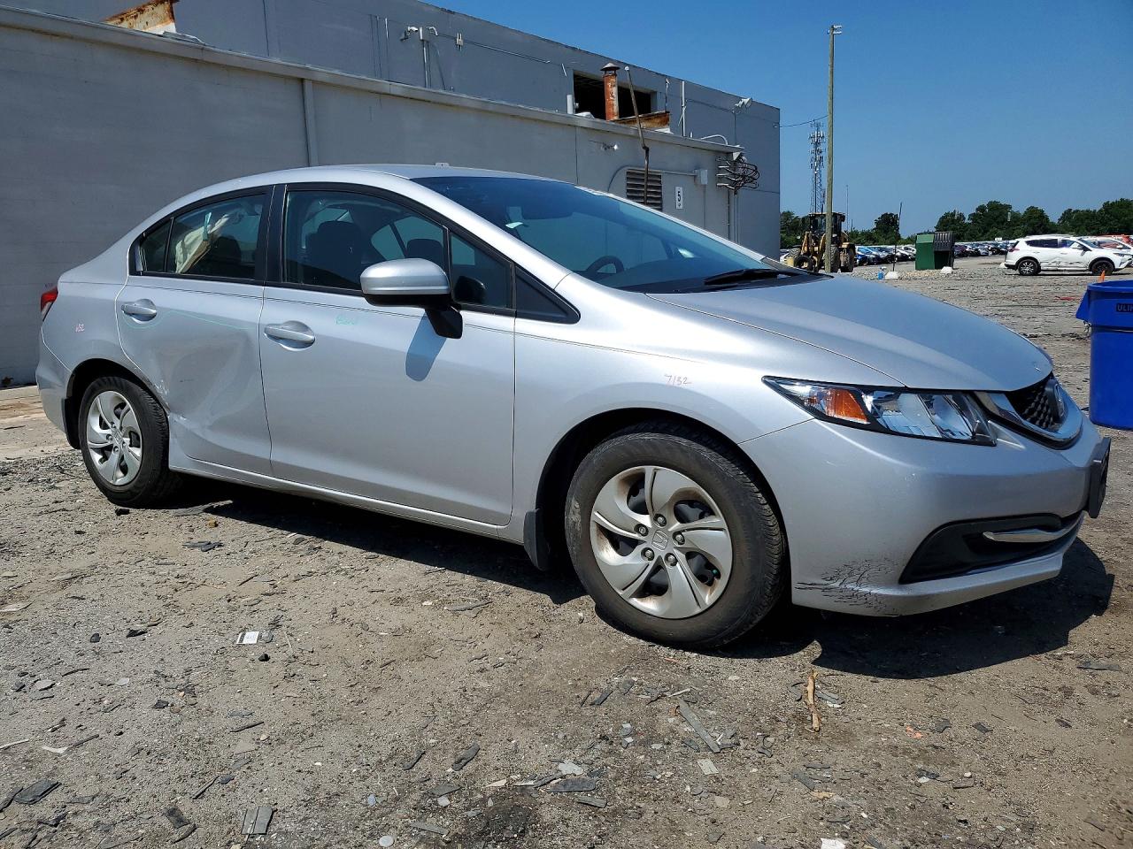 2015 Honda Civic Lx Silver vin: 2HGFB2F57FH546559