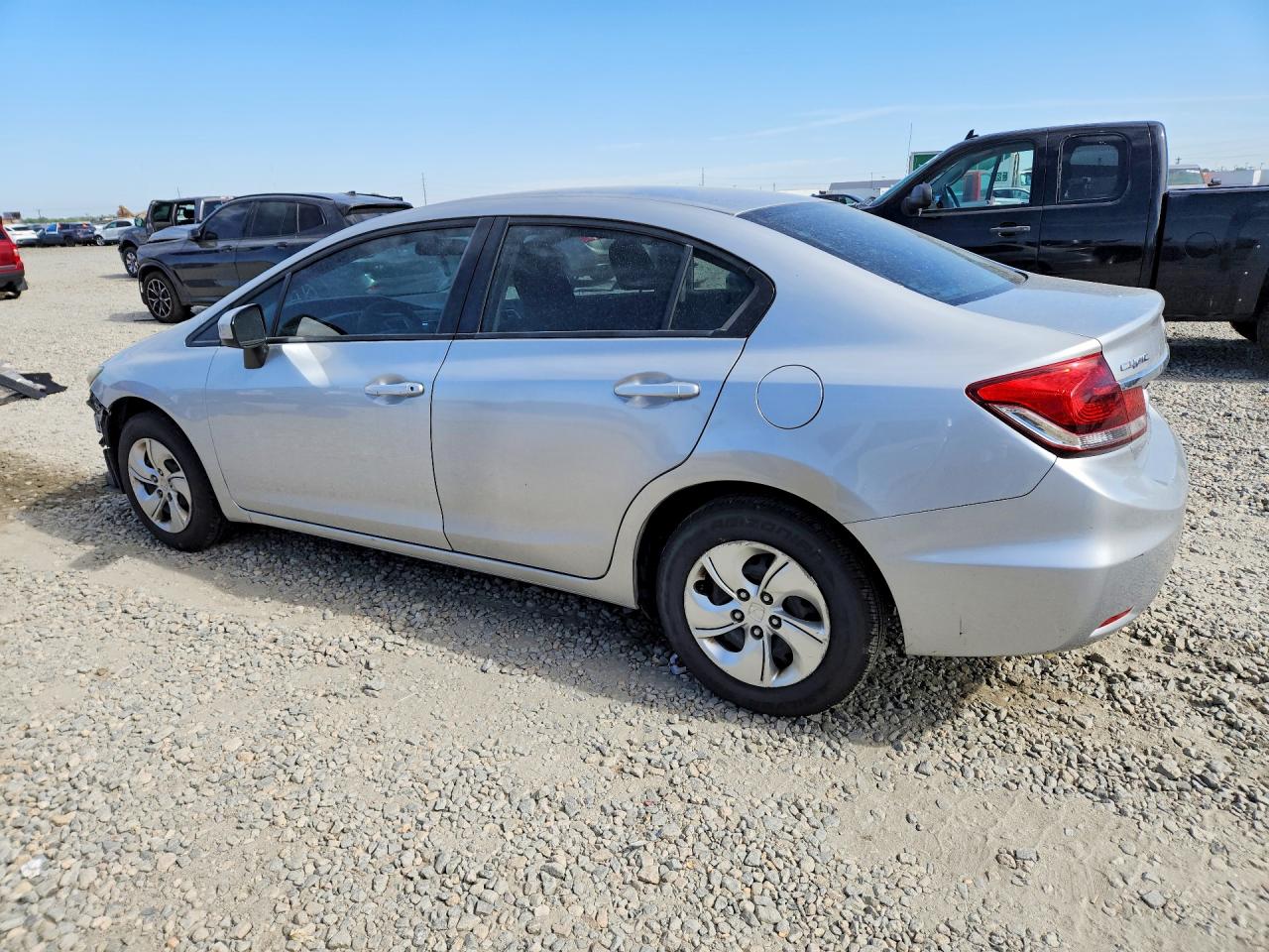 2015 Honda Civic Lx Серебряный vin: 2HGFB2F57FH561076