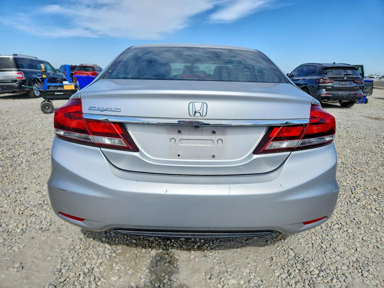 2015 Honda Civic Lx Серебряный vin: 2HGFB2F57FH561076