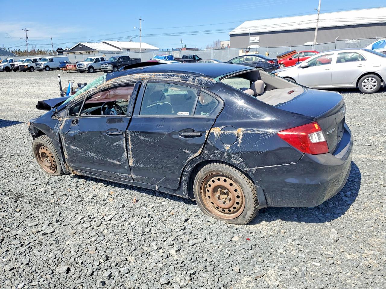 2012 Honda Civic Lx Черный vin: 2HGFB2F58CH112906
