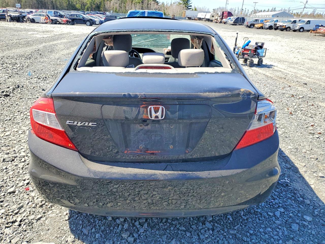 2012 Honda Civic Lx Черный vin: 2HGFB2F58CH112906