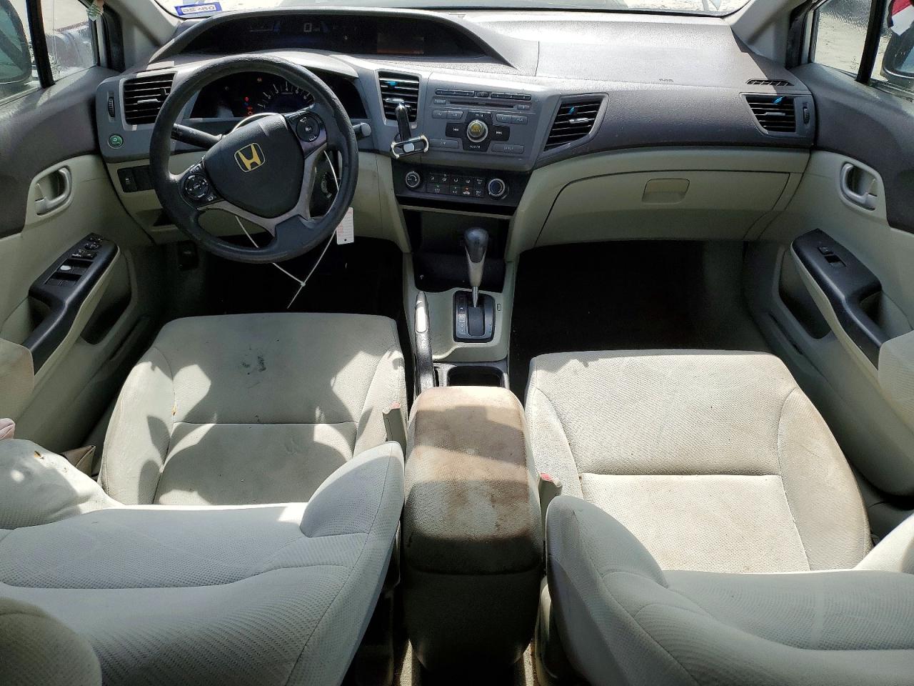 2012 Honda Civic Lx Silver vin: 2HGFB2F58CH308683