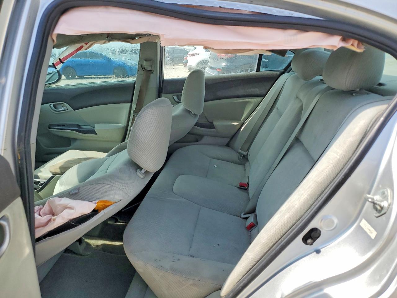 2012 Honda Civic Lx Silver vin: 2HGFB2F58CH308683