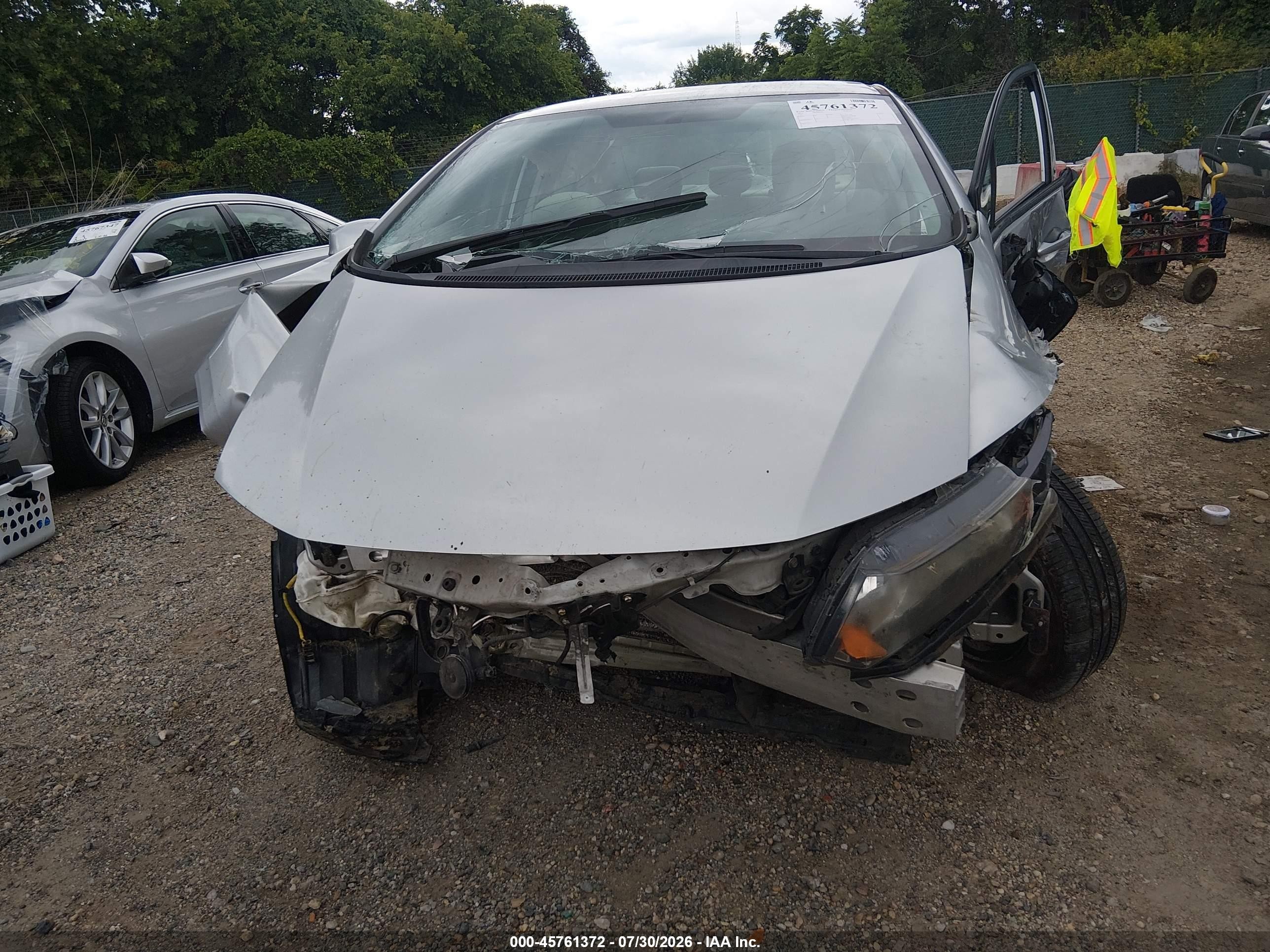 2012 Honda Civic Lx Silver vin: 2HGFB2F58CH308988