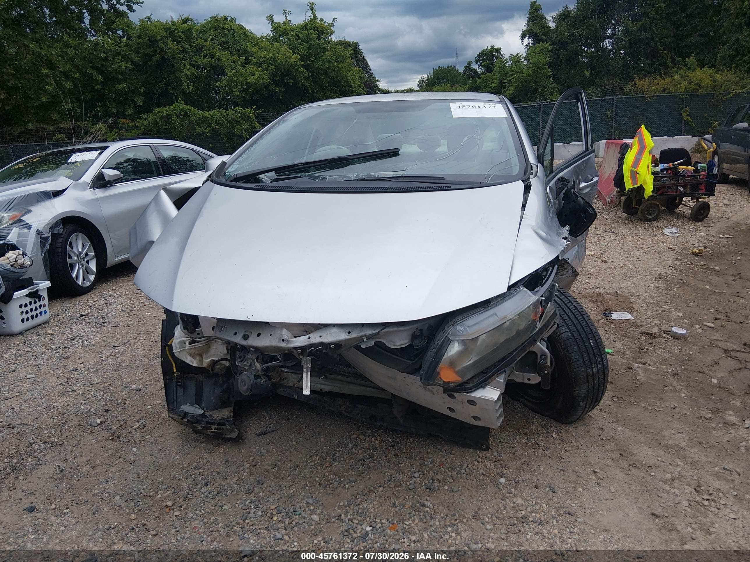 2012 Honda Civic Lx Silver vin: 2HGFB2F58CH308988
