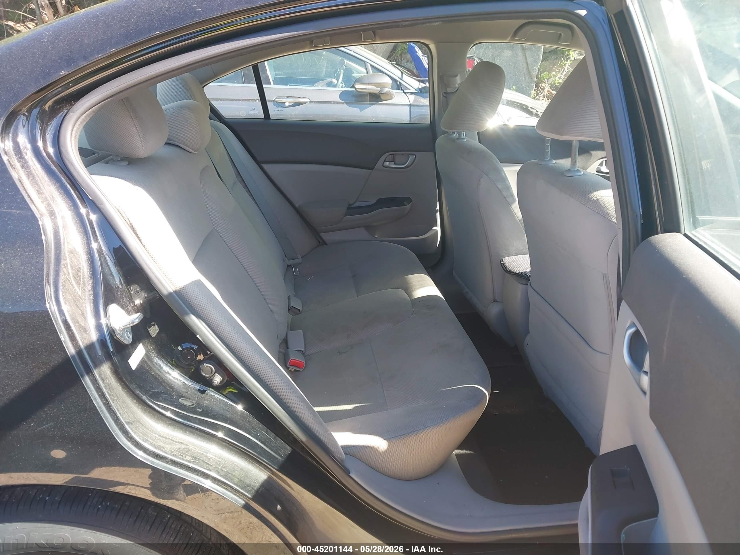 2012 Honda Civic Lx Черный vin: 2HGFB2F58CH312989