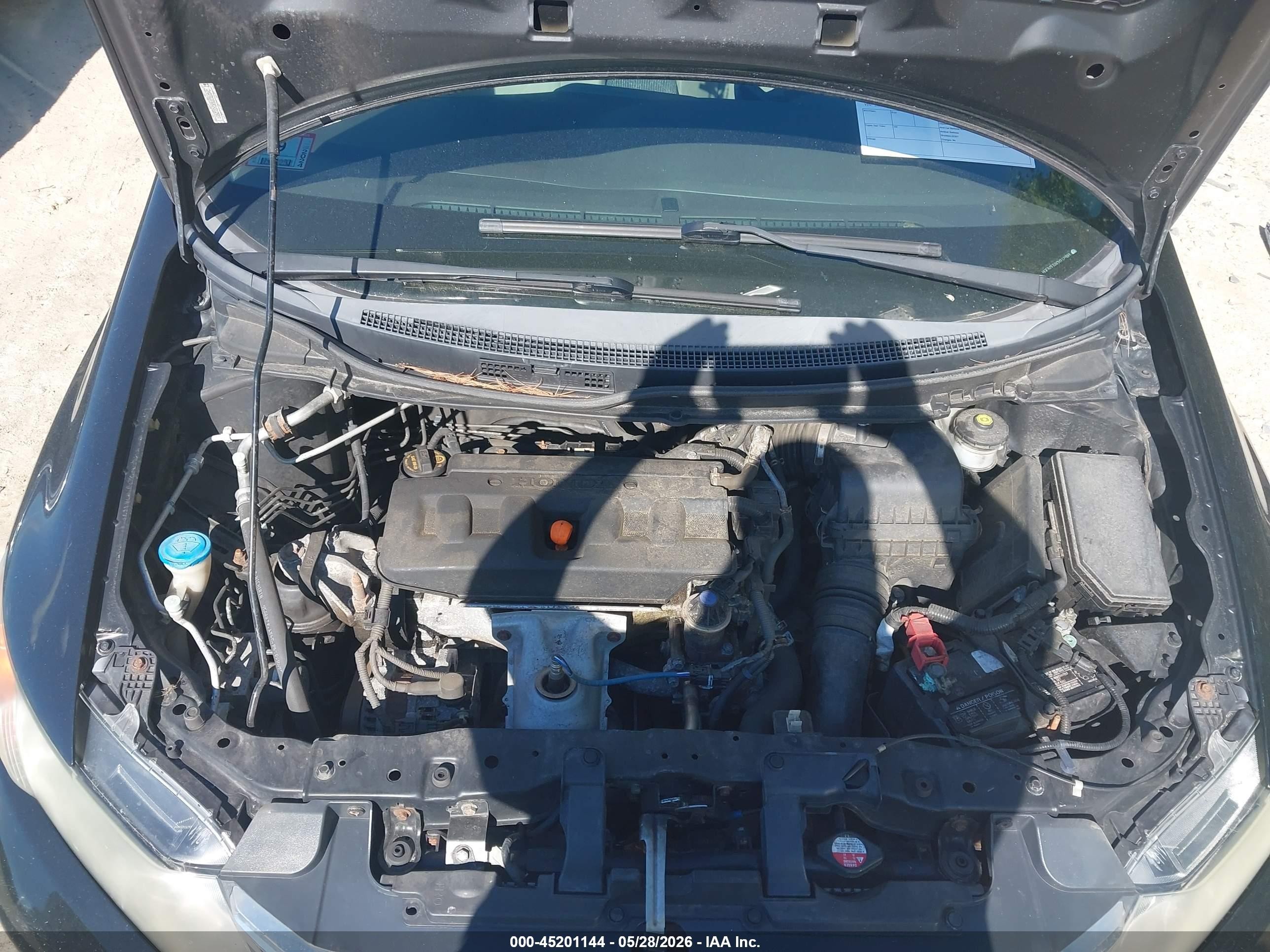 2012 Honda Civic Lx Черный vin: 2HGFB2F58CH312989