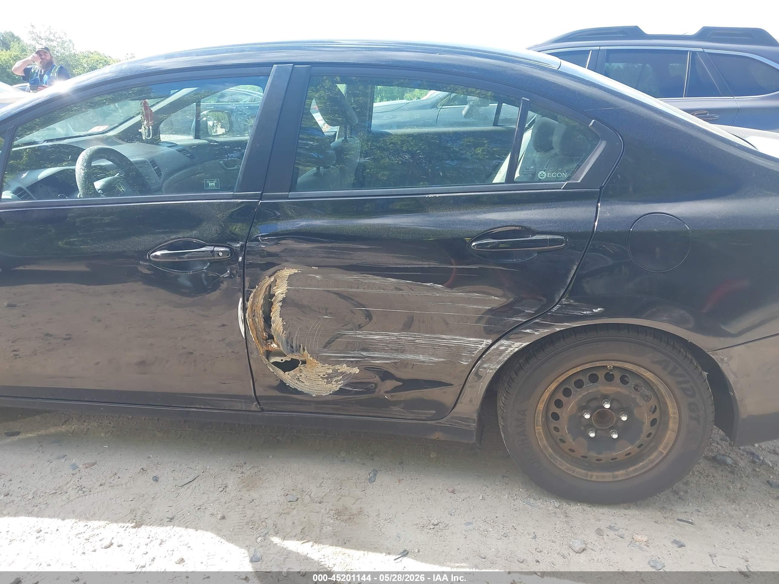 2012 Honda Civic Lx Черный vin: 2HGFB2F58CH312989