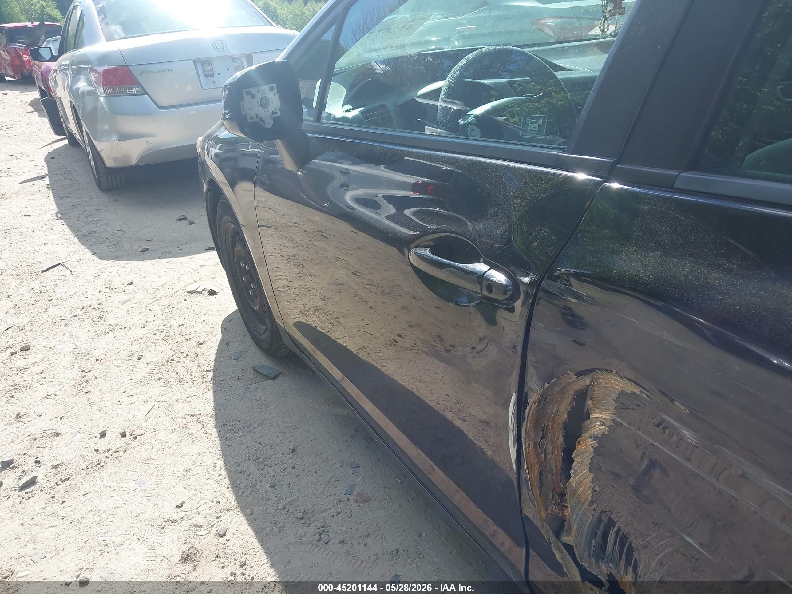 2012 Honda Civic Lx Черный vin: 2HGFB2F58CH312989