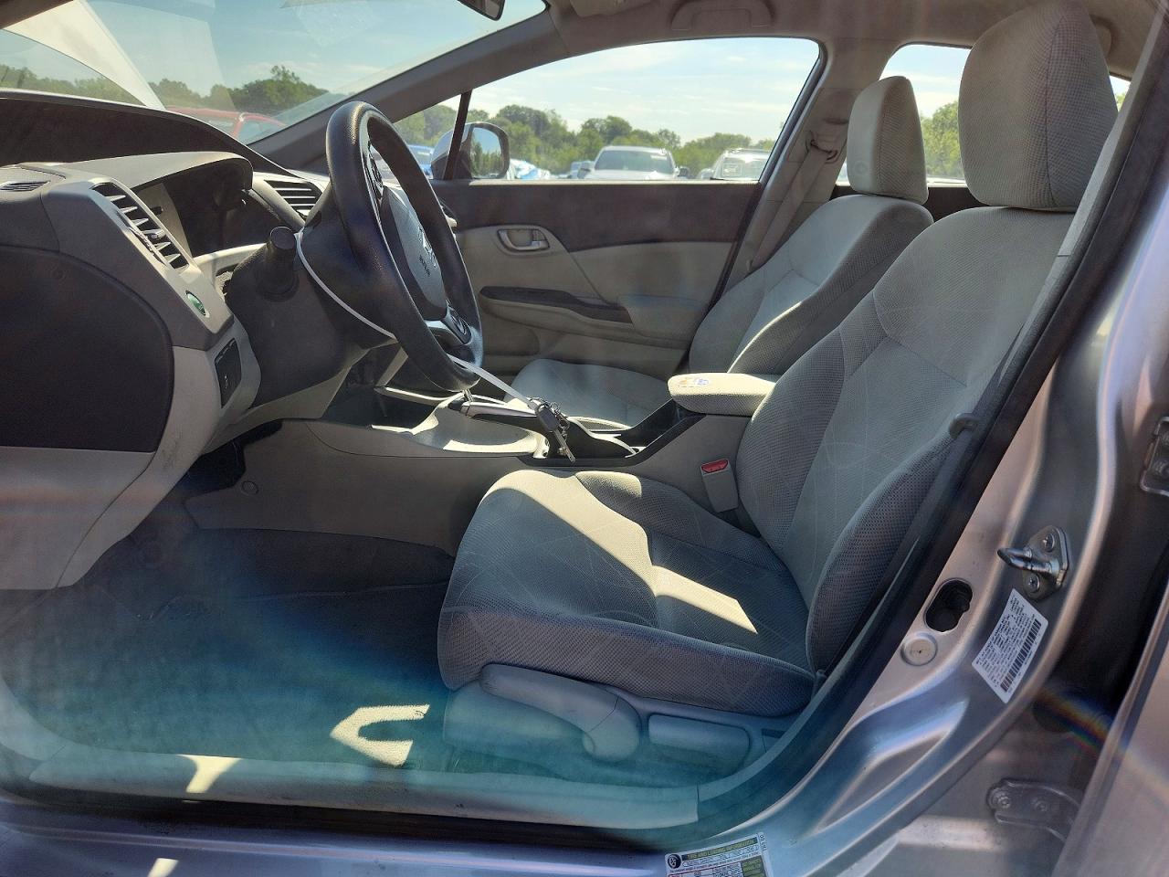 2012 Honda Civic Lx Silver vin: 2HGFB2F58CH314354