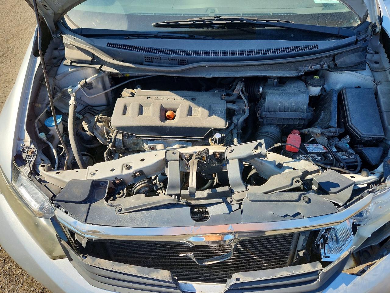2012 Honda Civic Lx Silver vin: 2HGFB2F58CH314354
