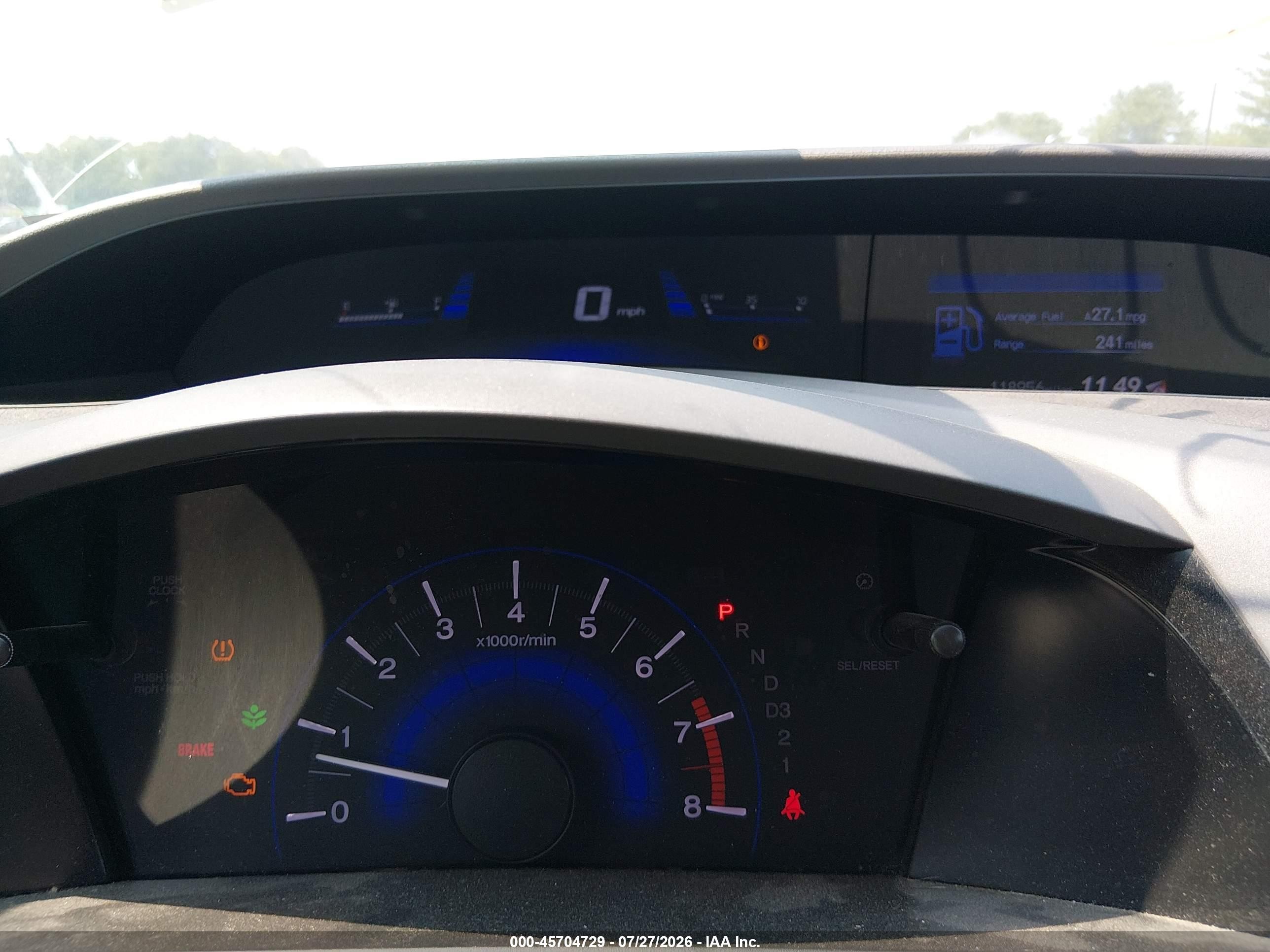 2012 Honda Civic Lx Gray vin: 2HGFB2F58CH316508