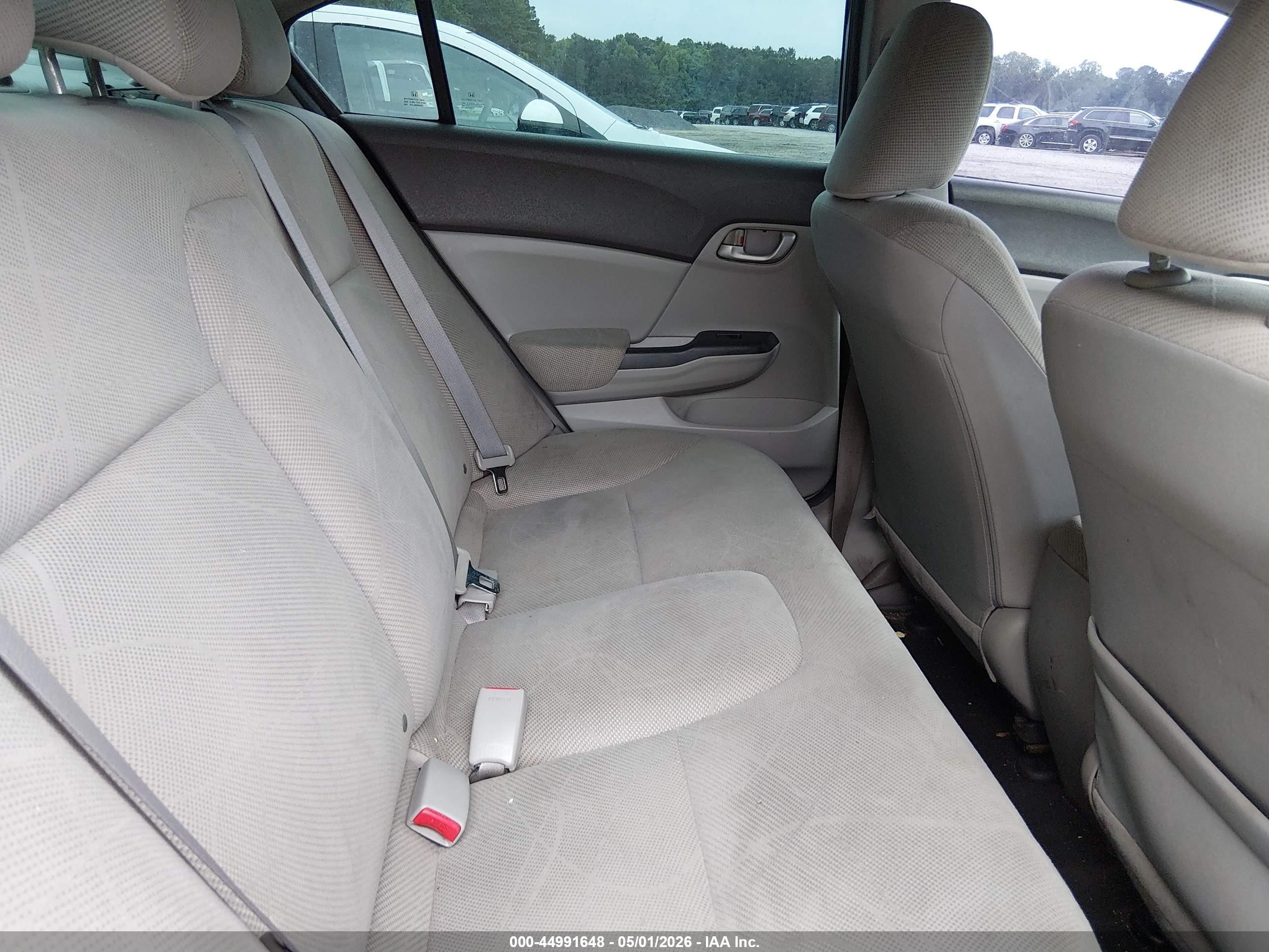 2012 Honda Civic Lx Gray vin: 2HGFB2F58CH504591