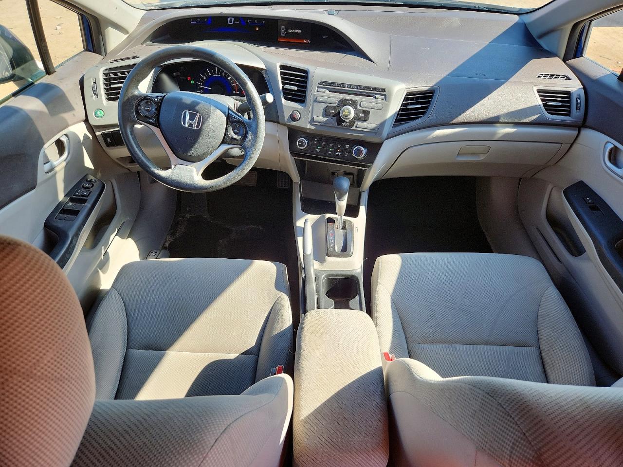 2012 Honda Civic Lx Blue vin: 2HGFB2F58CH511055