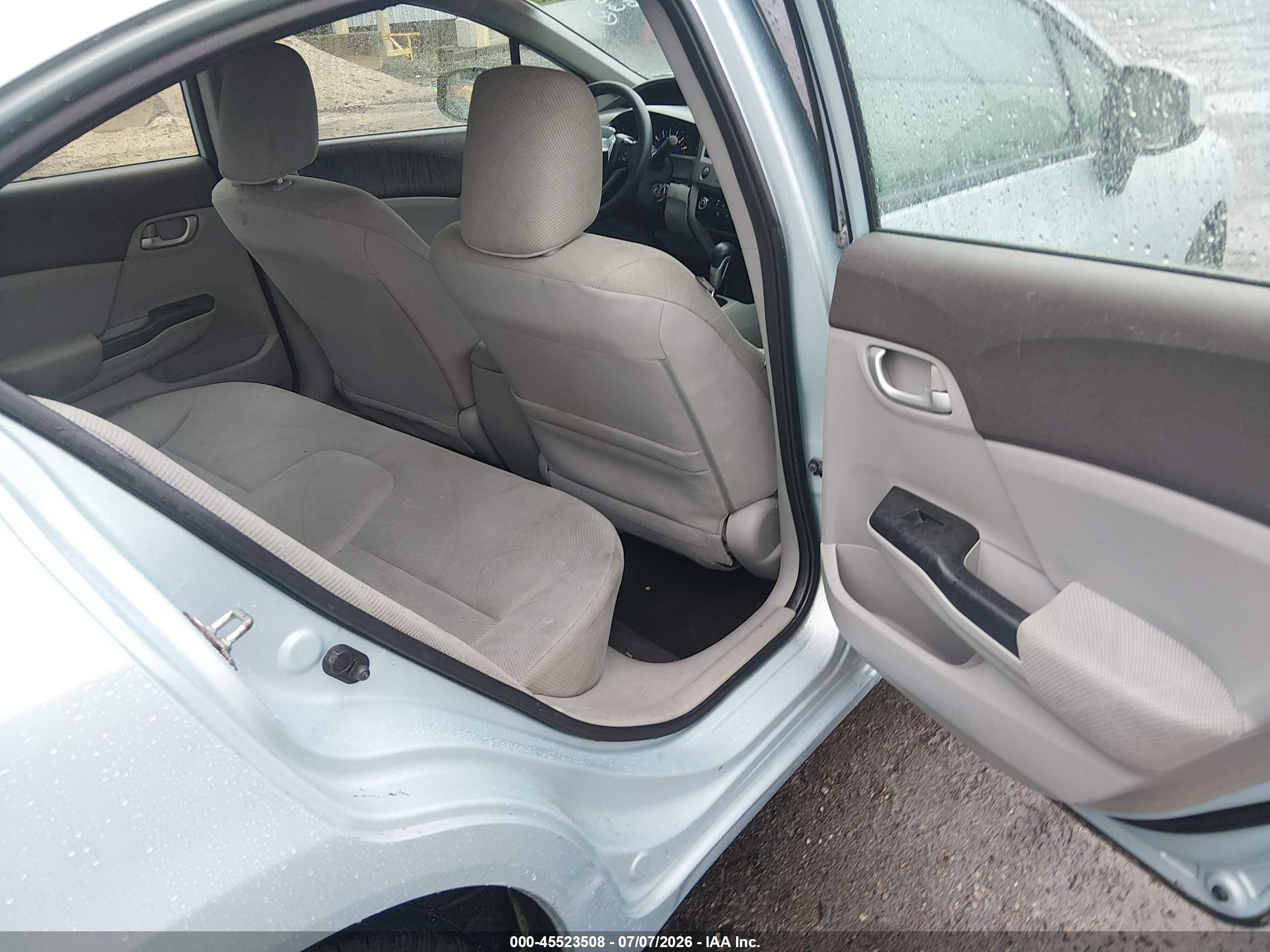 2012 Honda Civic Lx Blue vin: 2HGFB2F58CH546887