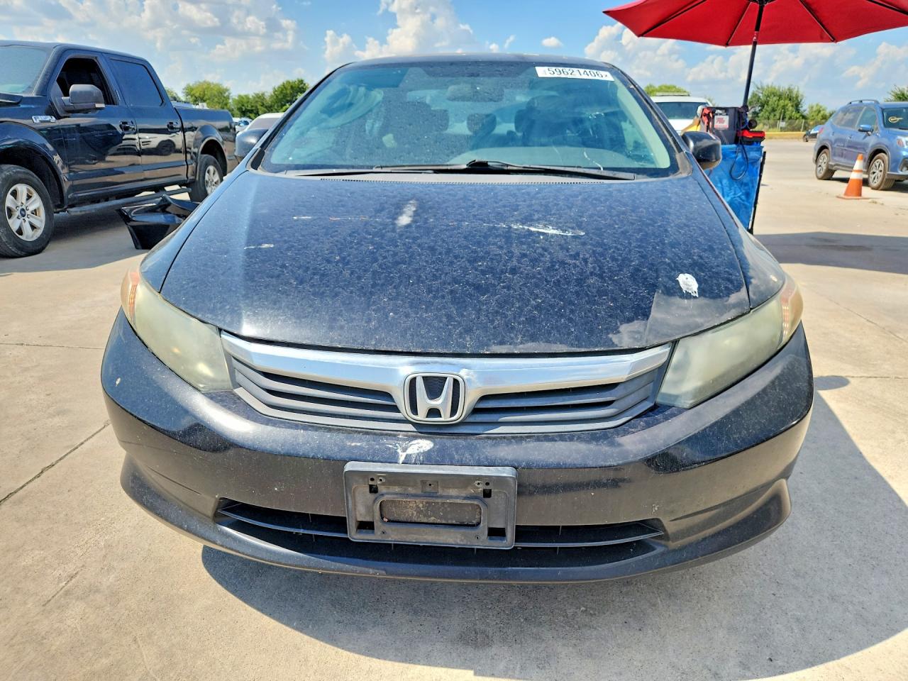 2012 Honda Civic Lx Black vin: 2HGFB2F58CH555203