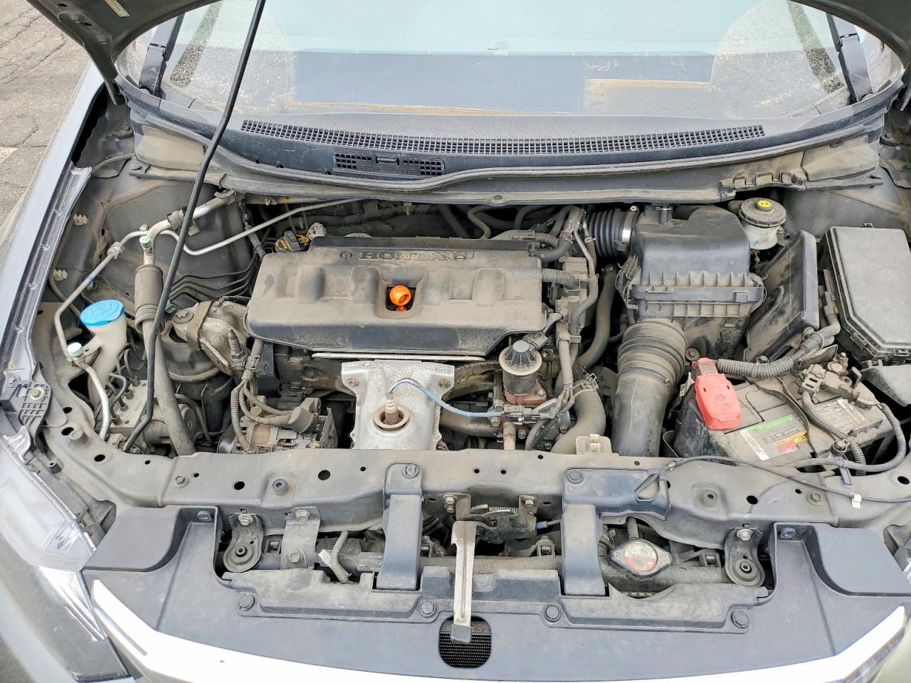 2012 Honda Civic Lx Gray vin: 2HGFB2F58CH560742