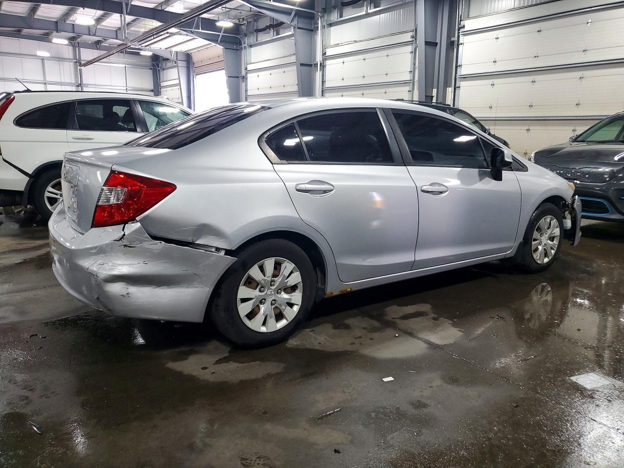 2012 Honda Civic Lx Серебряный vin: 2HGFB2F58CH563270