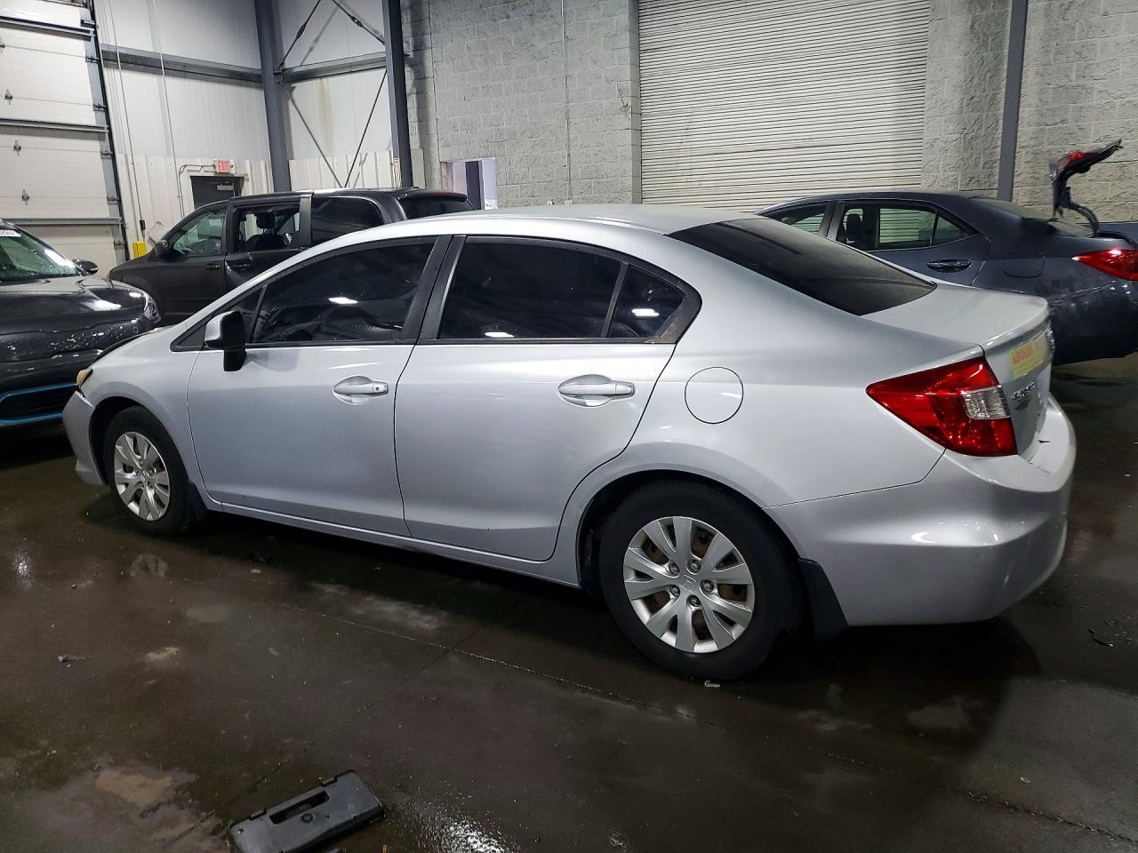 2012 Honda Civic Lx Серебряный vin: 2HGFB2F58CH563270