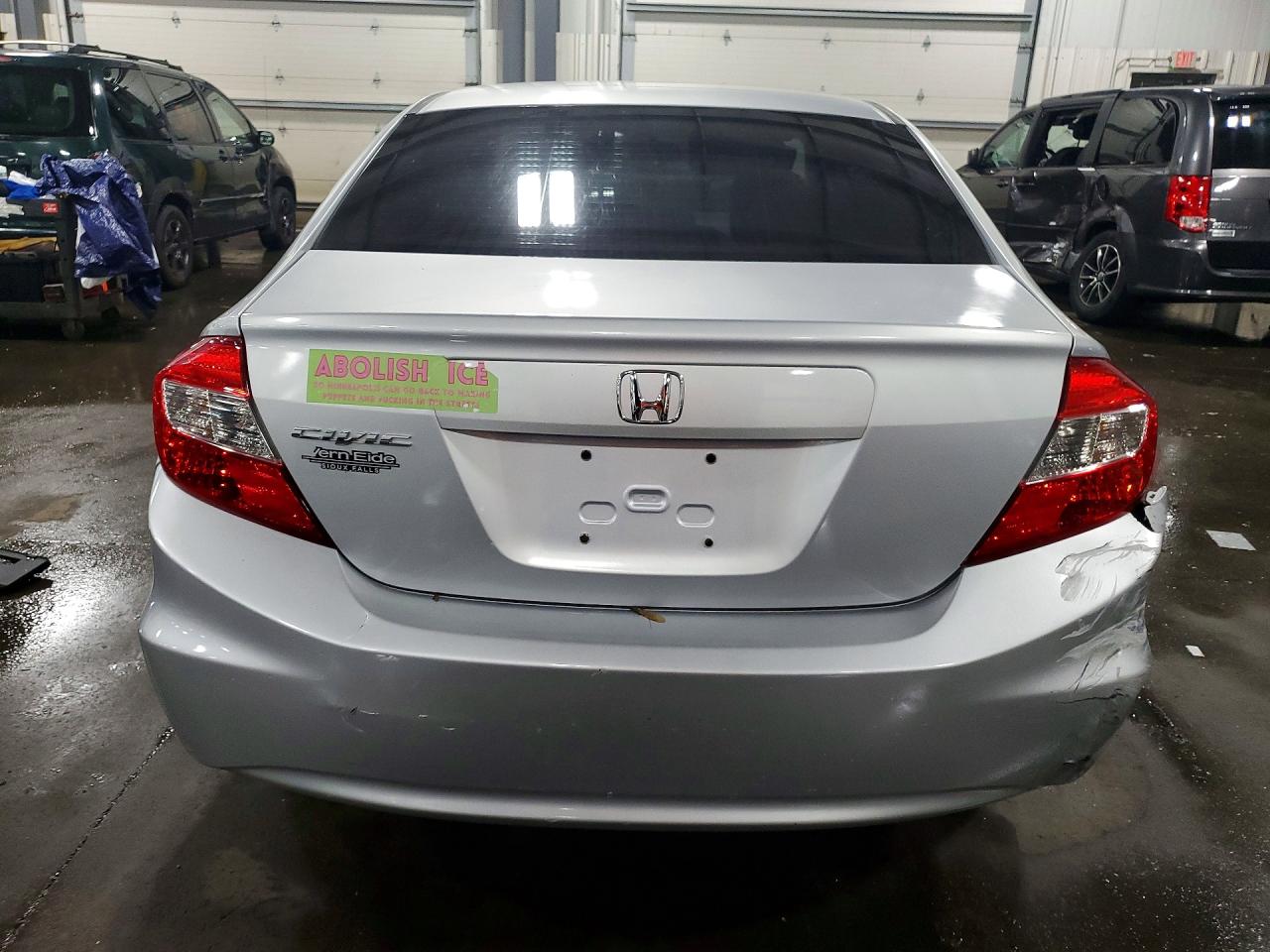 2012 Honda Civic Lx Серебряный vin: 2HGFB2F58CH563270