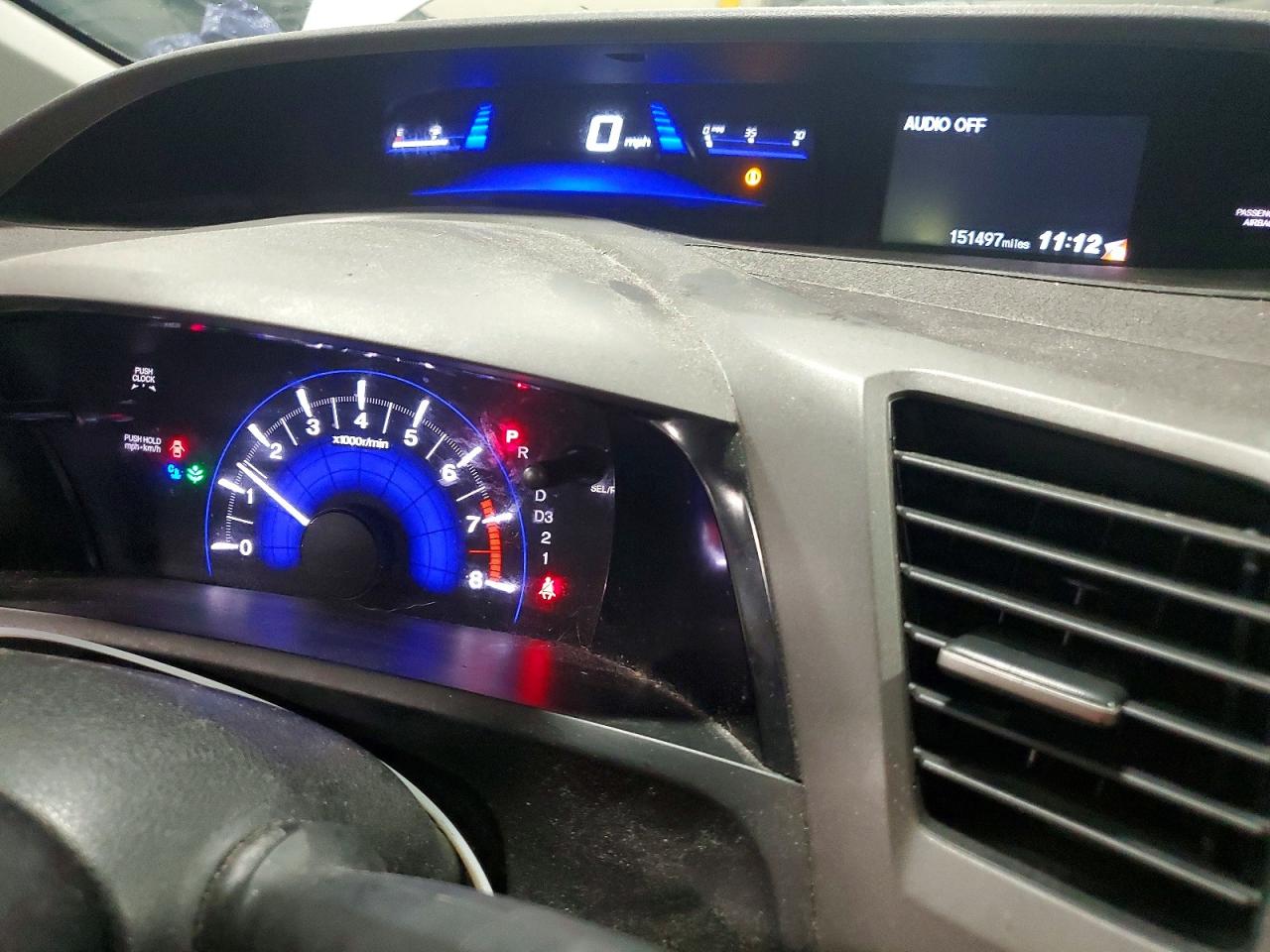 2012 Honda Civic Lx Серебряный vin: 2HGFB2F58CH563270