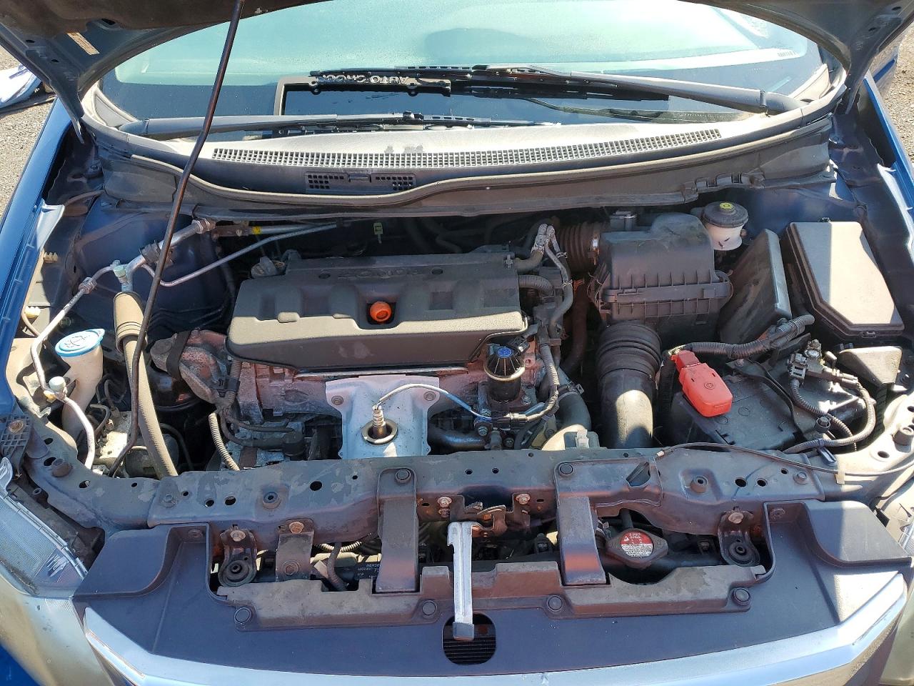 2012 Honda Civic Lx Blue vin: 2HGFB2F58CH584636
