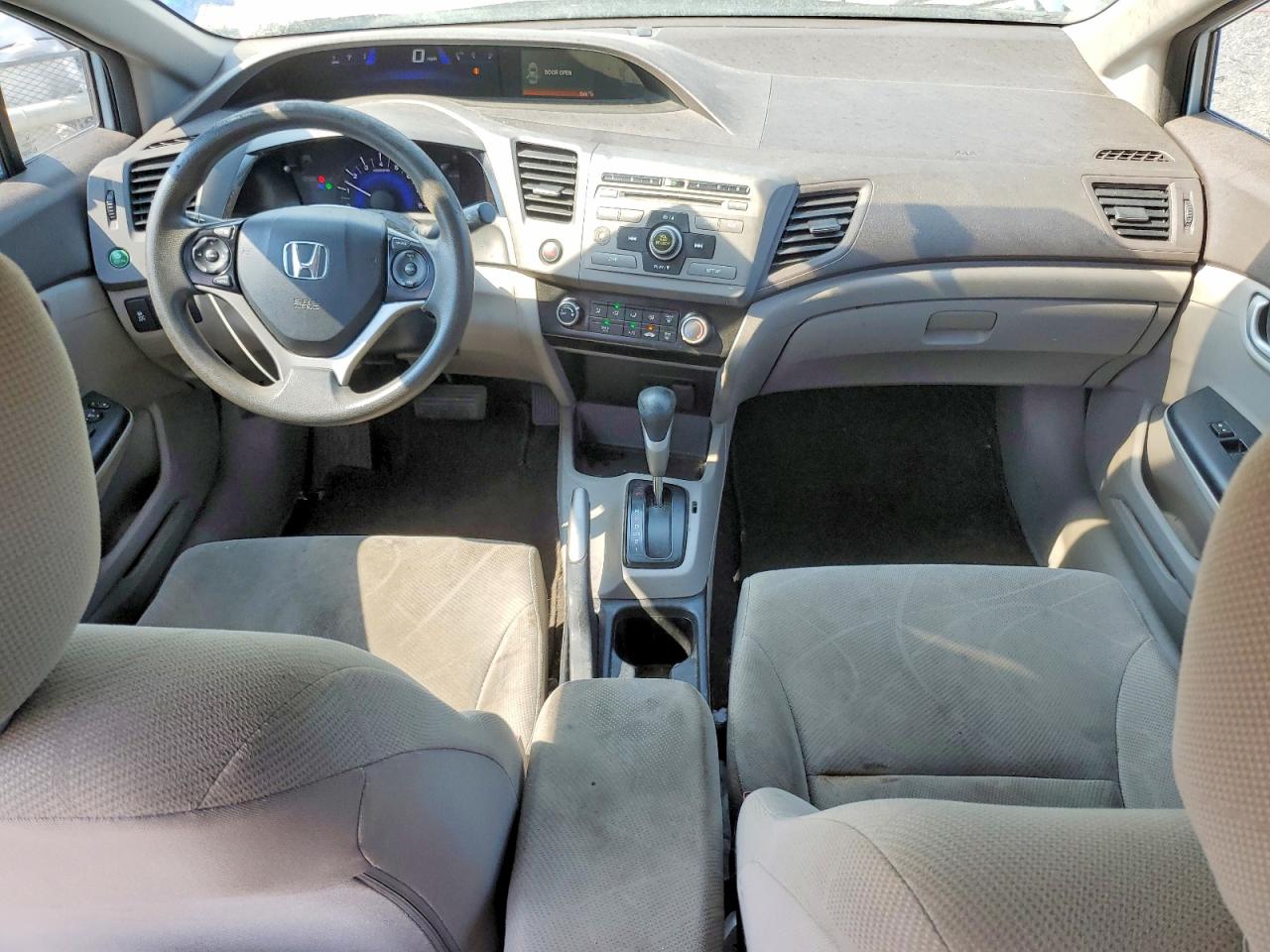 2012 Honda Civic Lx Blue vin: 2HGFB2F58CH600351