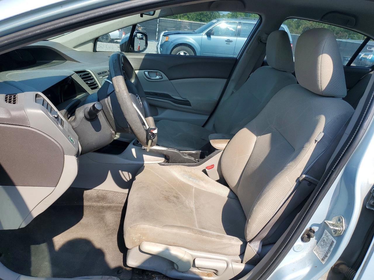 2012 Honda Civic Lx Blue vin: 2HGFB2F58CH600351