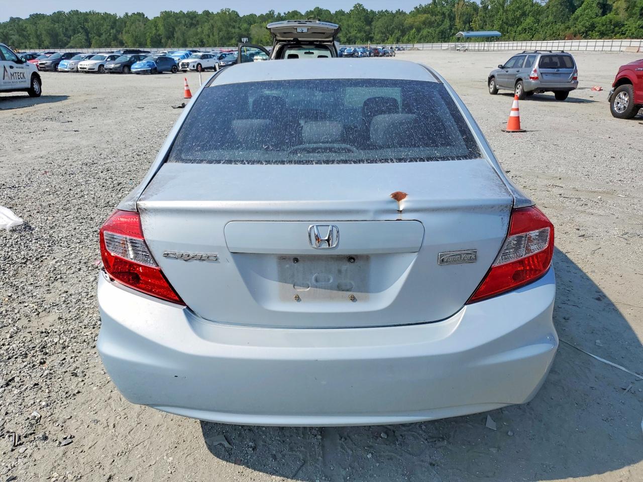 2012 Honda Civic Lx Blue vin: 2HGFB2F58CH600351