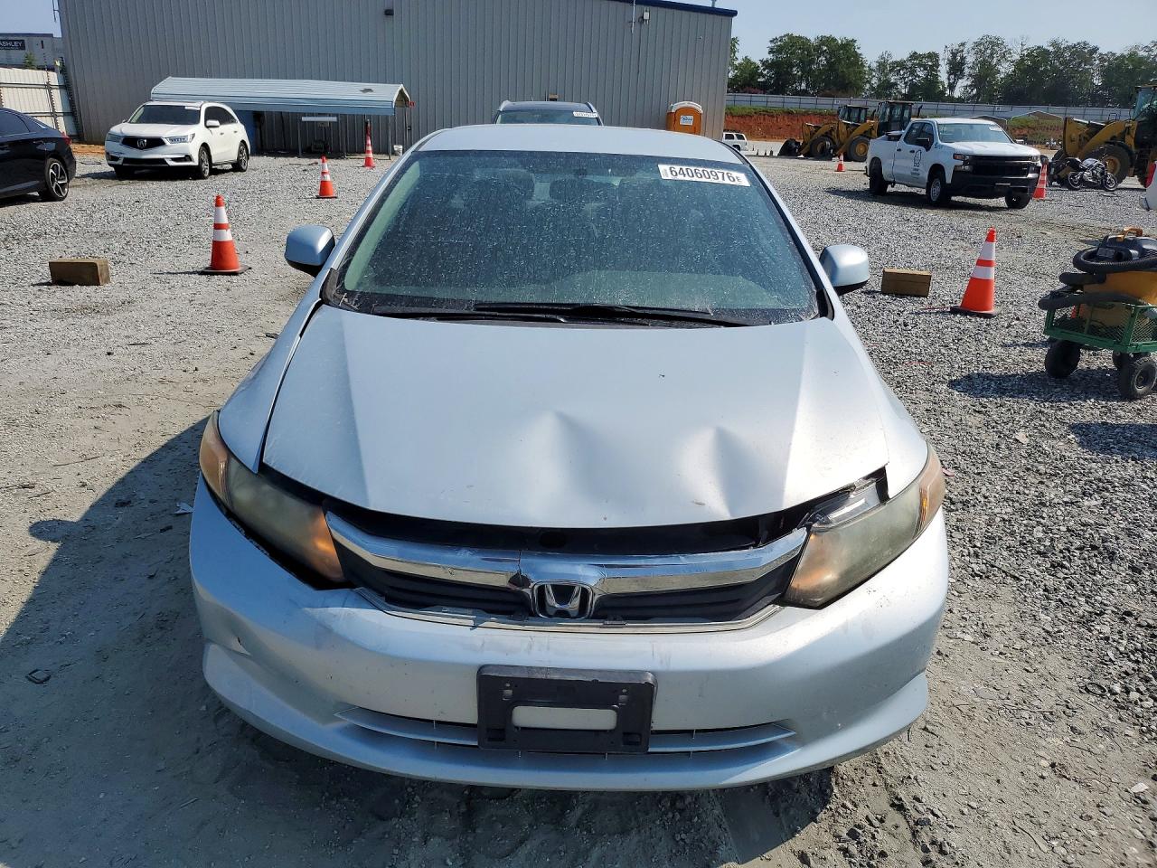2012 Honda Civic Lx Blue vin: 2HGFB2F58CH600351