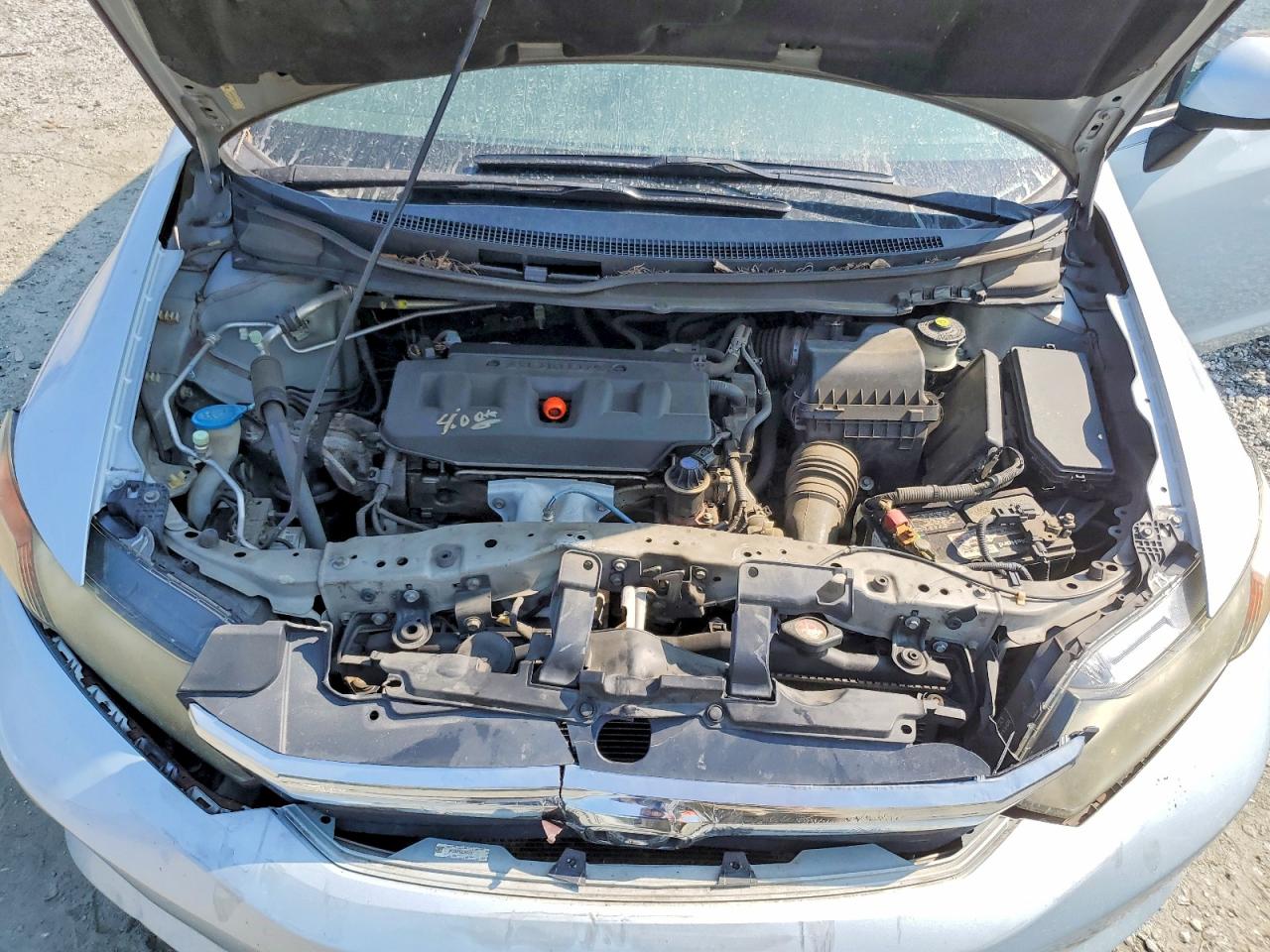 2012 Honda Civic Lx Blue vin: 2HGFB2F58CH600351