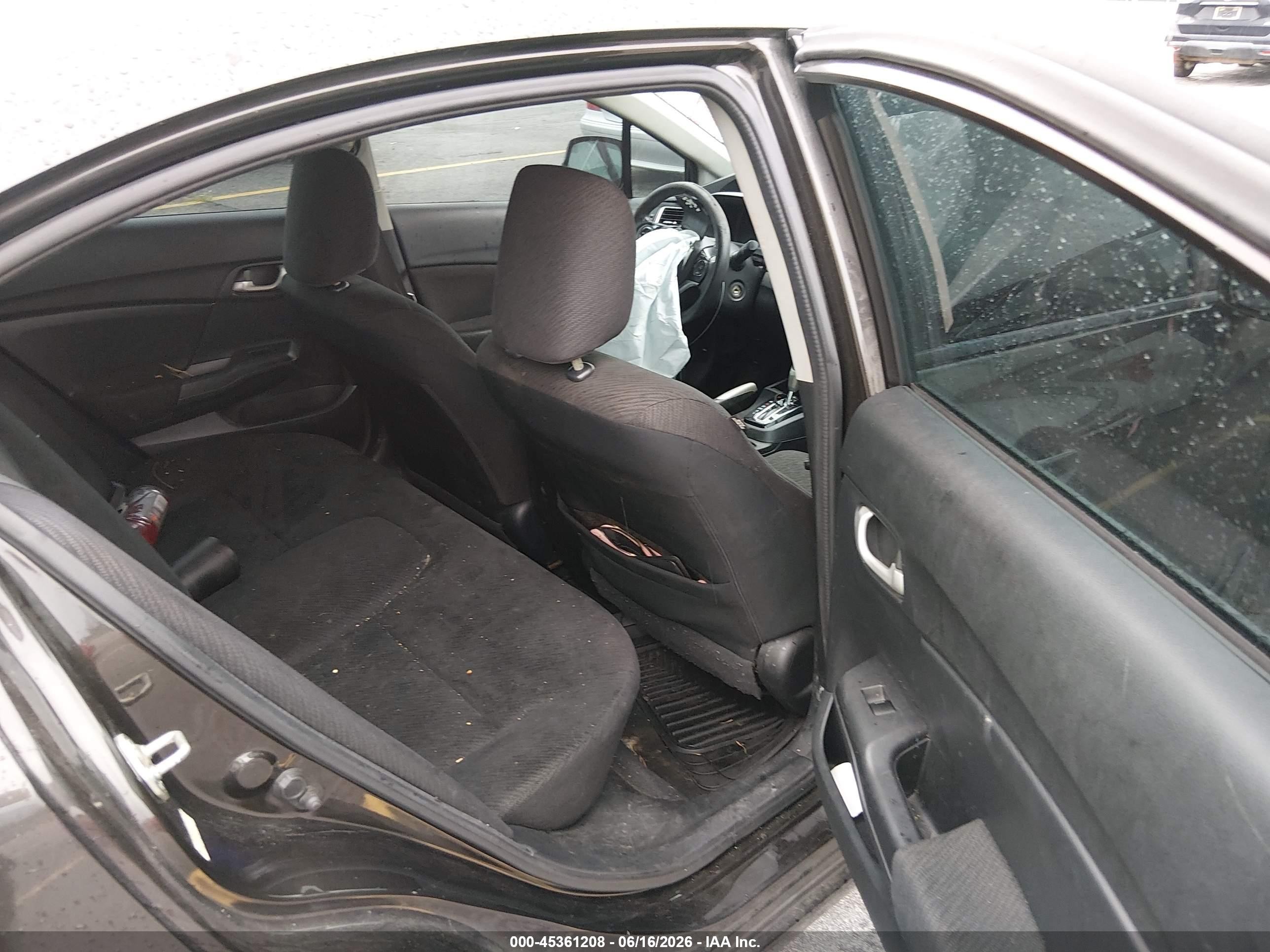 2013 Honda Civic Lx Brown vin: 2HGFB2F58DH504138