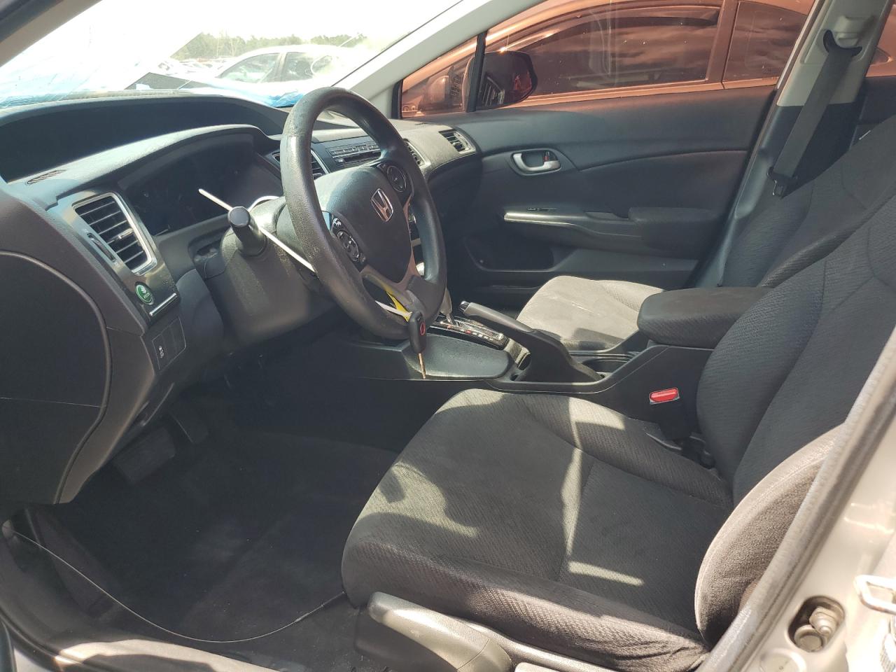 2013 Honda Civic Lx Silver vin: 2HGFB2F58DH528729