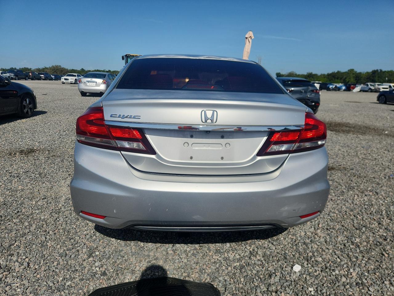 2013 Honda Civic Lx Silver vin: 2HGFB2F58DH528729
