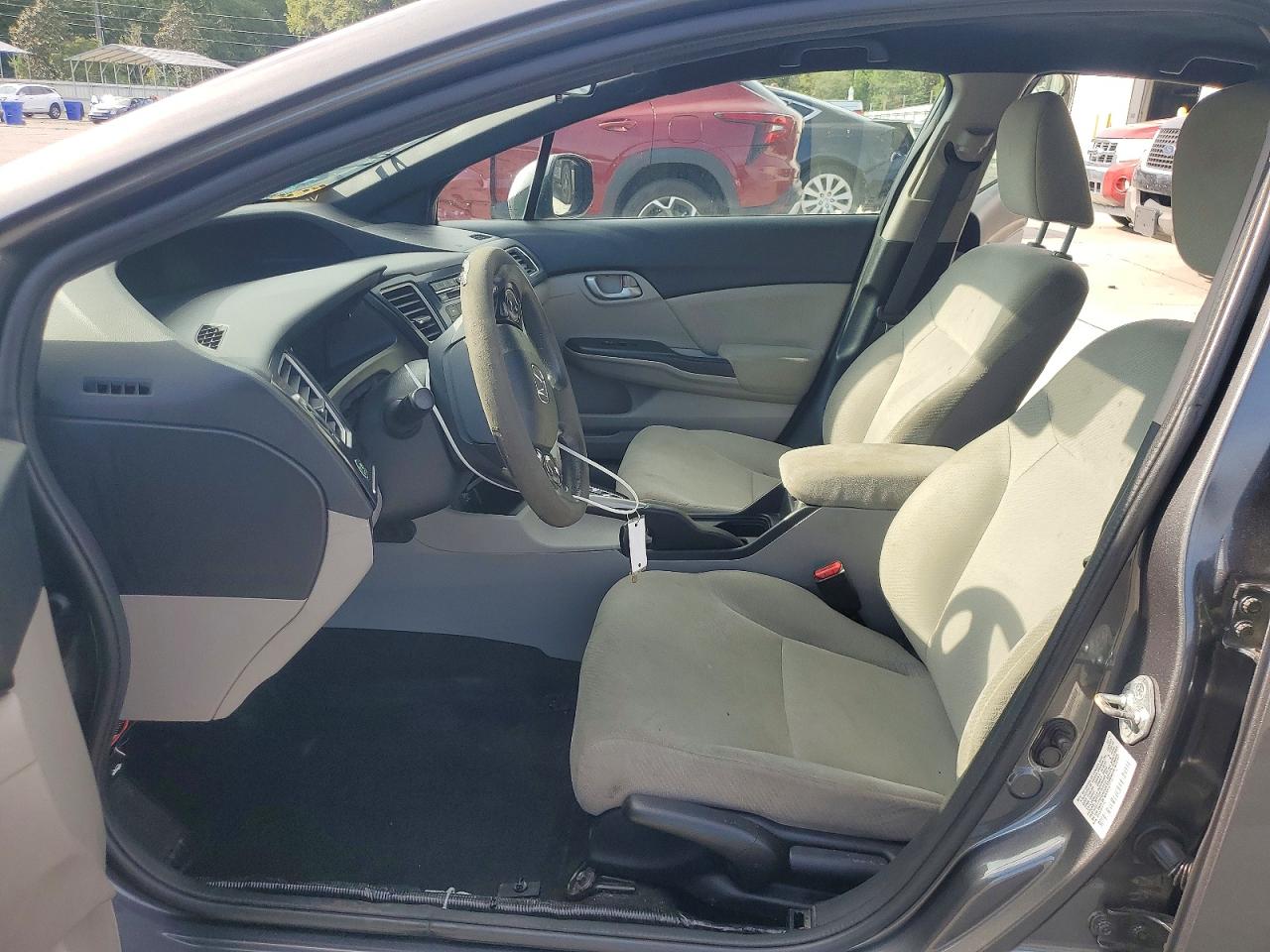 2013 Honda Civic Lx Gray vin: 2HGFB2F58DH539519